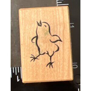 Wood Mounted Rubber Stamp PSX B-2929 Chicky Easter